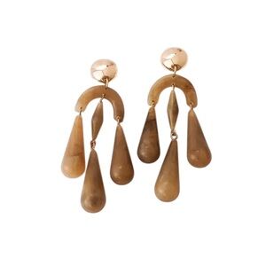 Geometric Acrylic Dangle Earrings